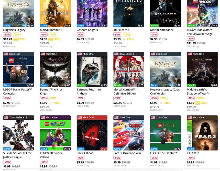 할인 정보 : 오늘이 끝 -Warner Bros. Games 게임들_1.png