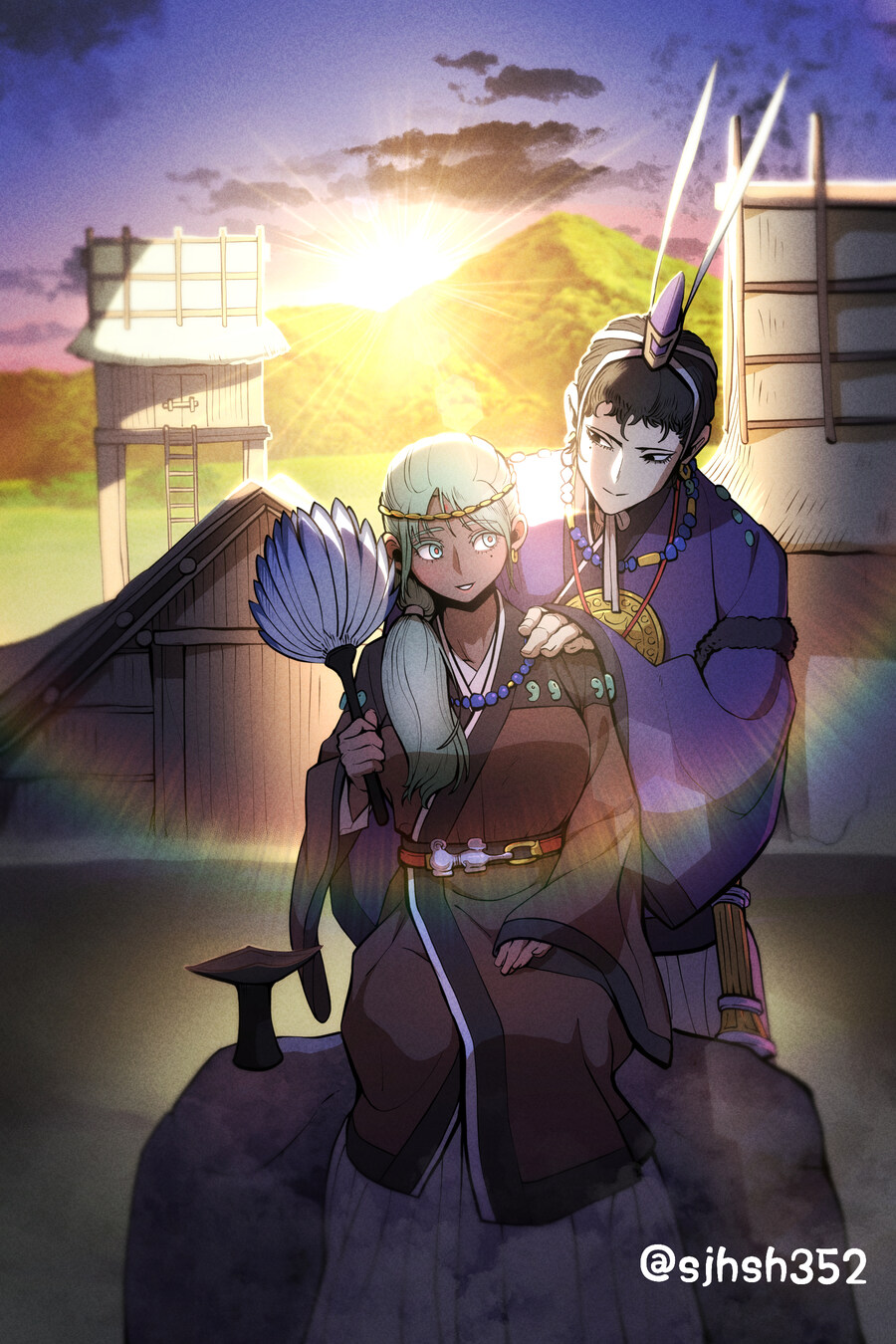 (한복) (스압) 이때까지 그려본 한국사 속 인물들_6.jpg