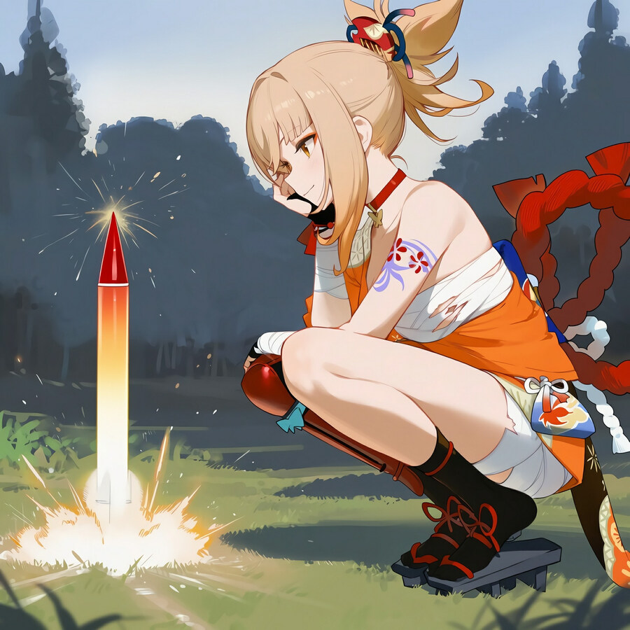 [원신] 신품 폭죽을 터트리는 요이미야_1.jpg