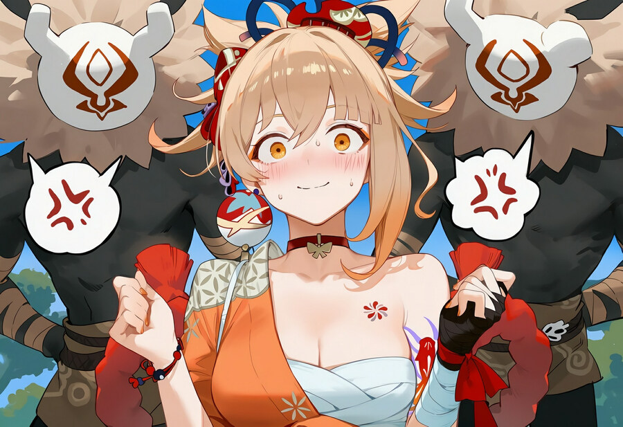 [원신] 신품 폭죽을 터트리는 요이미야_7.jpg