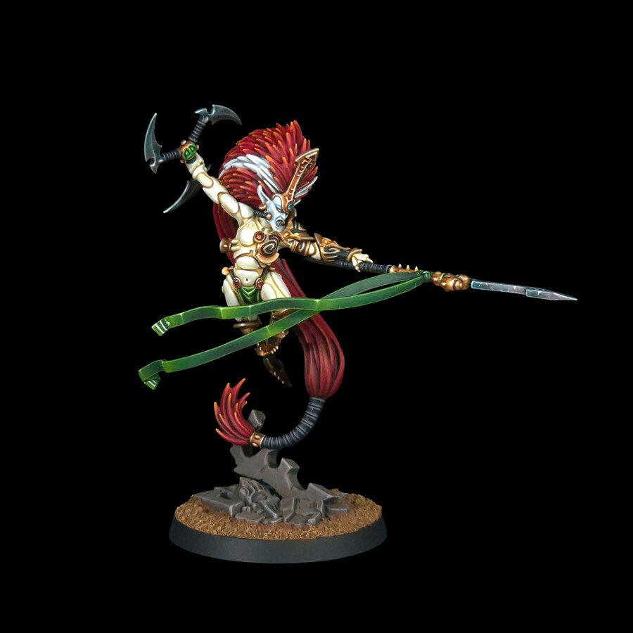 워해머40K] 엘다 하울링 밴시 '제인 자르' 도색 완성._1.jpg