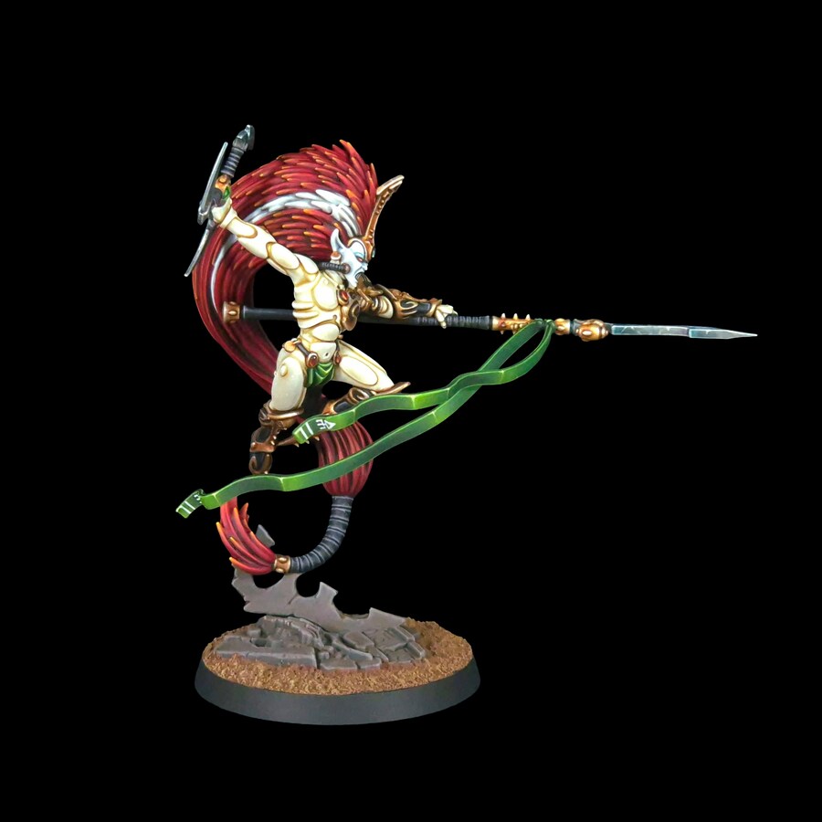 워해머40K] 엘다 하울링 밴시 '제인 자르' 도색 완성._6.jpg