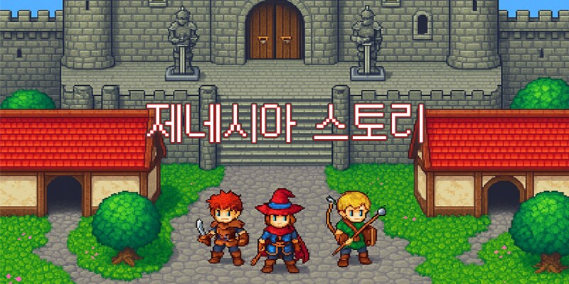 무한한 조합이 전투를 지배하는 세계, 제네시아 스토리의 시작_1.png