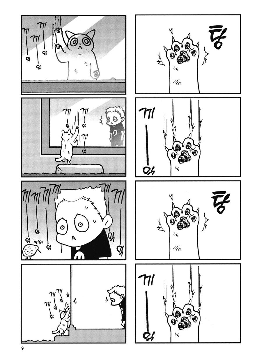 "빌어먹을 도둑고양이가 창문을 긁어댔어요"_1.jpg