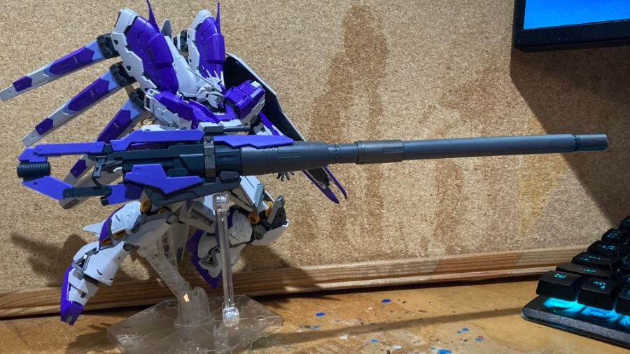 RG 하이뉴 전용 하이퍼 메가 바주카 런처 & 디스플레이 세트 가조립 사진_2.jpg