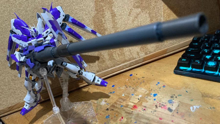 RG 하이뉴 전용 하이퍼 메가 바주카 런처 & 디스플레이 세트 가조립 사진_4.jpg