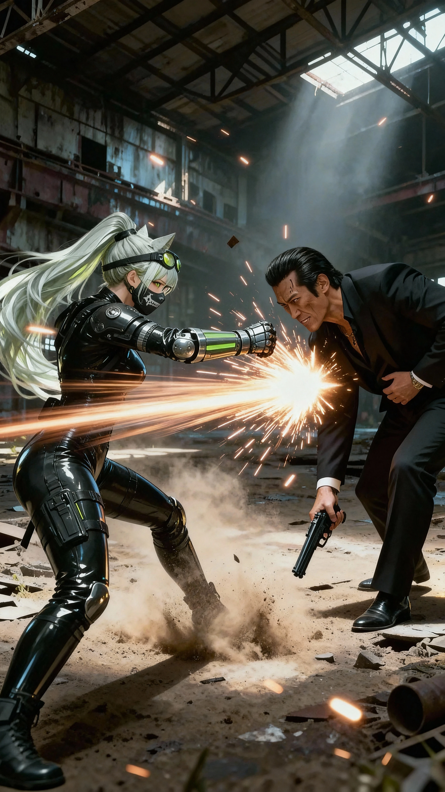 (AI) SORA2 액션씬 실험 및 검열에 대한 불만._5.webp