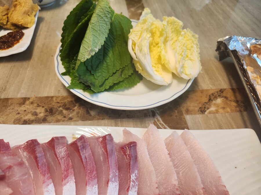 오늘 방어 한상 잘랐습니다._3.jpg