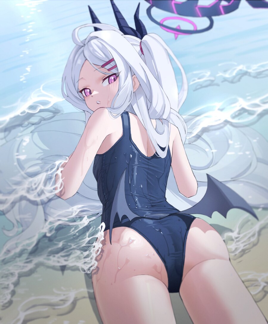 블루아카) 학생들 짤이 귀여우면 자러감!_9.jpg