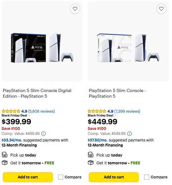 미국에서는 현재 PS5 슬림모델이 1테라 시리즈 S 모델과 같은 가격입니다._1.png