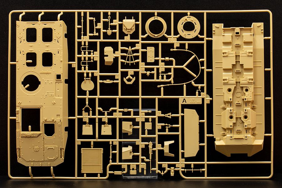 [아카데미 과학] 1/35 대한민국 육군 K808 차륜형 장갑차 샘플 런너 사진_2.png