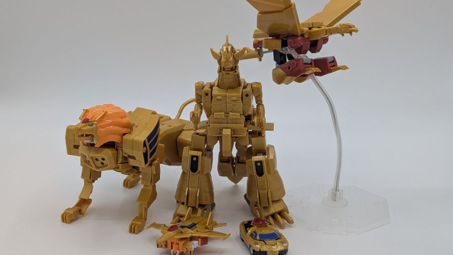 SMP 레온 카이저 & 그레이트 골드란 변형 / 합체 영상 + 가조립 사진_6.jpg