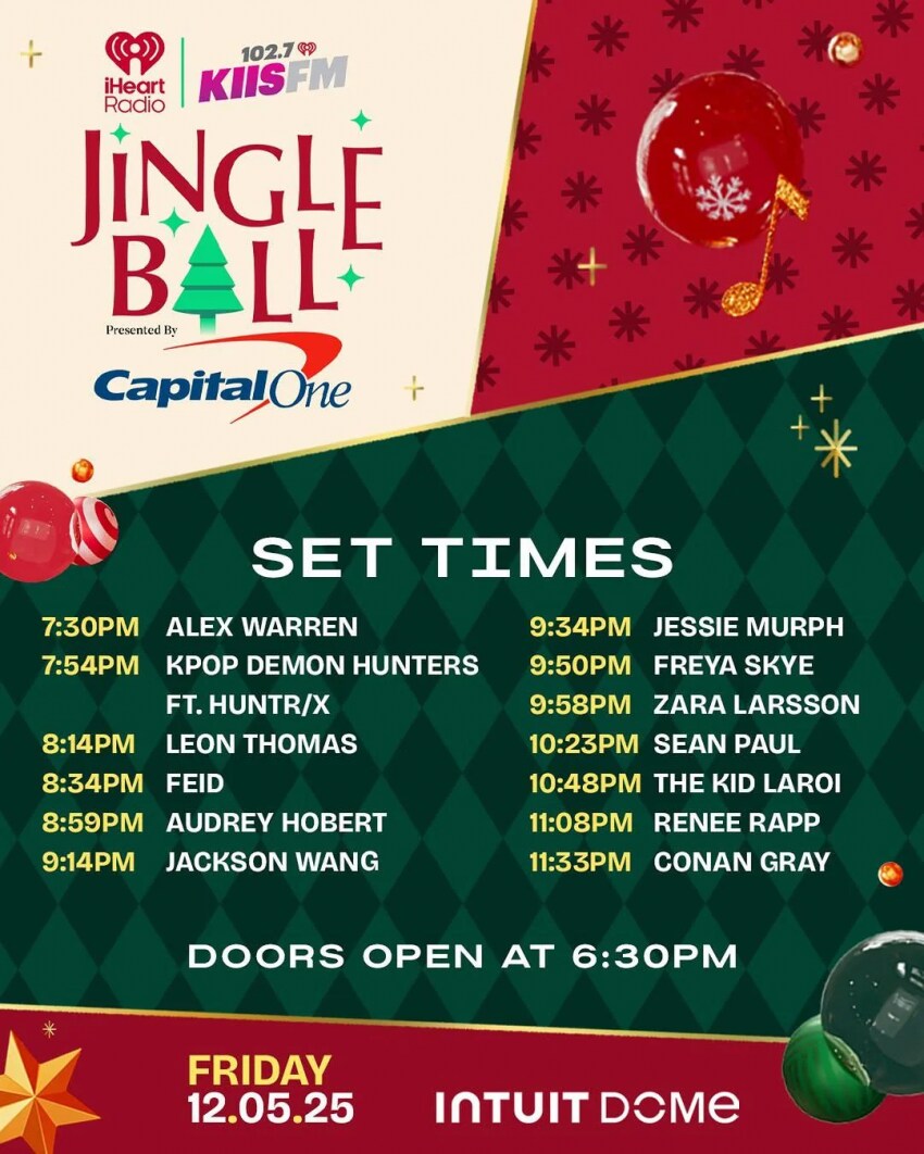 케데헌-헌트릭스, 12월 美 최대 연말쇼 '징글볼 투어' 합류_1.png