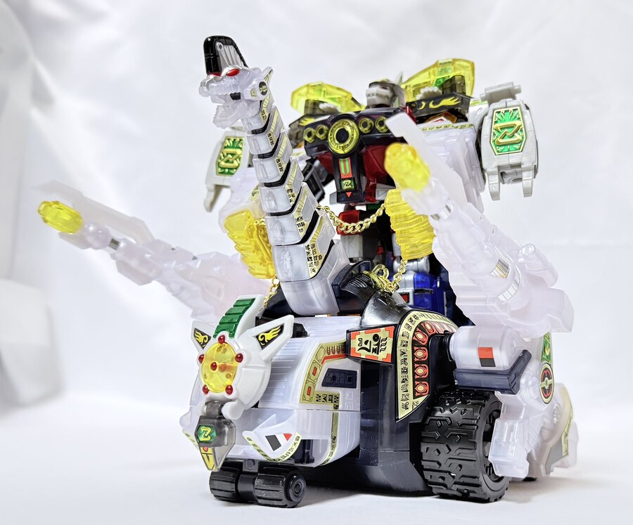 [반다이식완] SMP 공룡전대 쥬렌쟈(쥬레인저) 킹 브라키온 클리어 조립 이미지_7.jpg