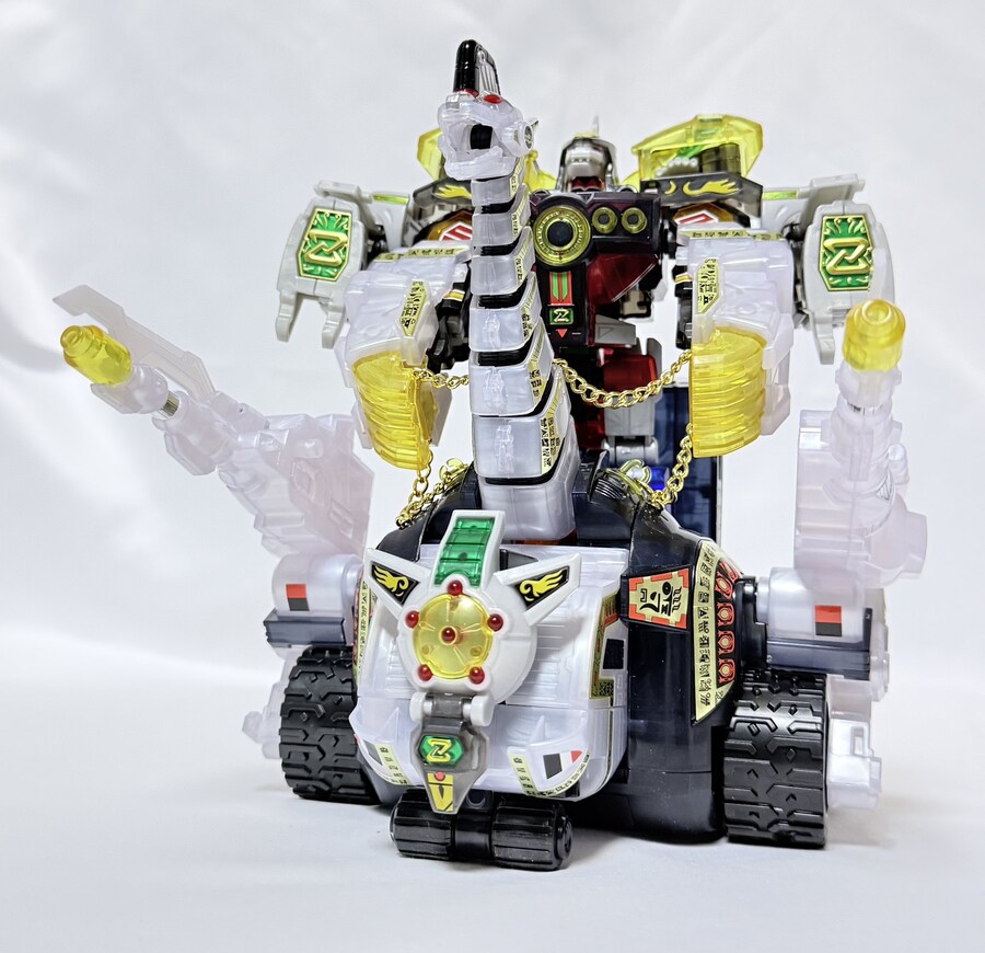 [반다이식완] SMP 공룡전대 쥬렌쟈(쥬레인저) 킹 브라키온 클리어 조립 이미지_8.jpg