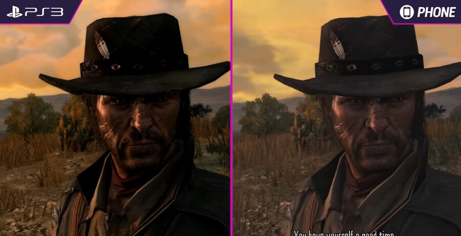 레드 데드 리뎀션 PS3 vs 모바일 비교_1.png
