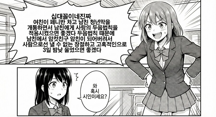 베글보고 나도 나노바나나로 유게 자체 유머들을 만화로 만들어봄_4.png
