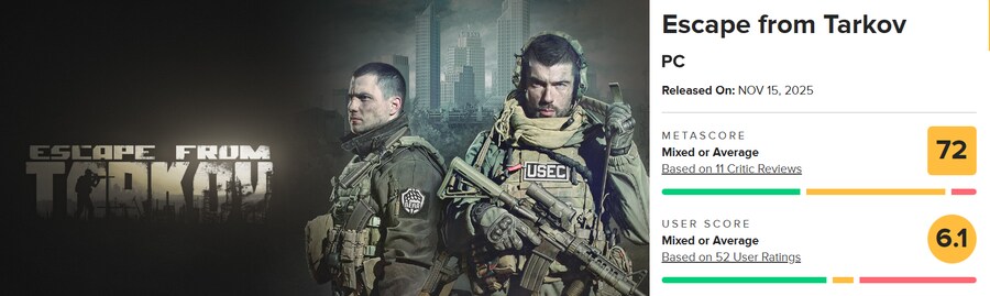 이스케이프 프롬 타르코프 메타크리틱 리뷰_1.png