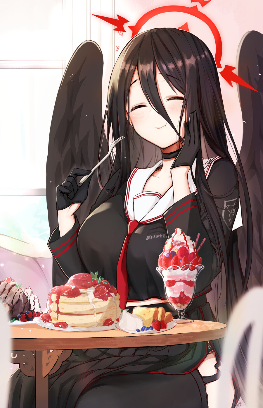 블루아카)이 아이는 먹는거랑 에로 네타 말곤 없나요?_1.jpg