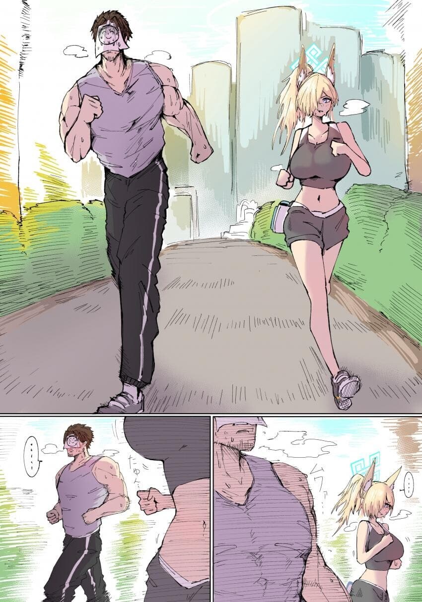 블루아카)칸나랑 단둘이 X스하는manga_1.jpg