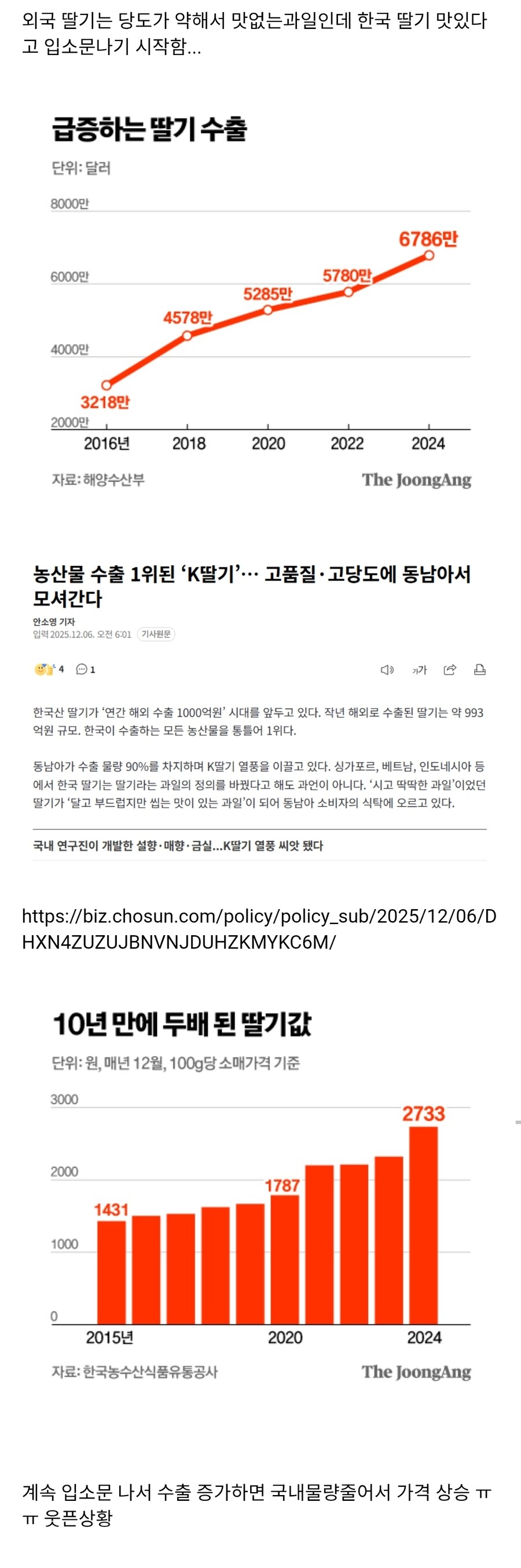 딸기 좋아하는 한국인들 큰일난 이유..news_1.jpg