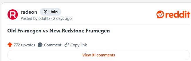 FSR레드스톤 ML FG - OptiScaler로 미지원 게임에 강제 적용 가능_3.png
