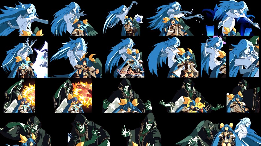 길티기어)Xrd 디지 운디네 / 네크로 4K 스크린샷 모음집_1.png