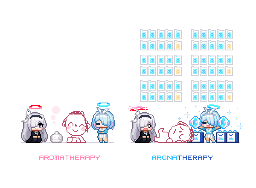 블루아카, 버튜버 등) 자작그림 대신 자작도트들_4.png