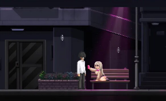 하이퍼 스피드 느와르 액션 and 미소녀, 충전기 빌려줘! (GIF주의)_5.png