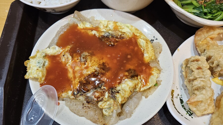 [대만]타이난 투어중 먹은 것들(굴전, 떠우화, 흑당버블티등)_5.jpg