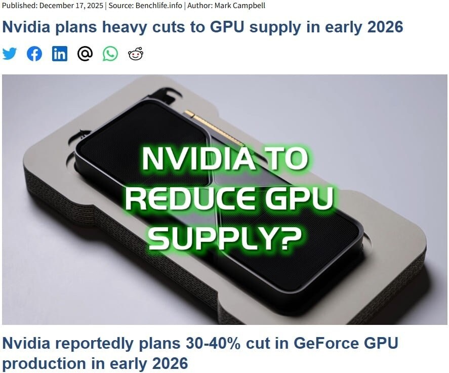 엔비디아.... 2026년부터 게임용 GPU 3~40% 감산예정.jpg_1.jpg