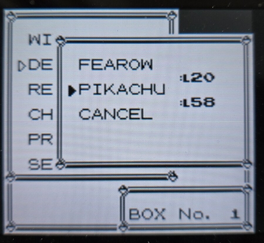 VC 포켓몬 옐로우에서 피카츄를 홈으로 데려오기_2.jpg