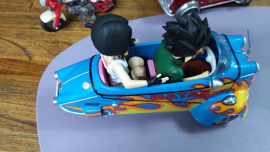 DRAGONBALL SNAP COLLECTION2 스냅2 오반& 비델 3륜차_3.jpg