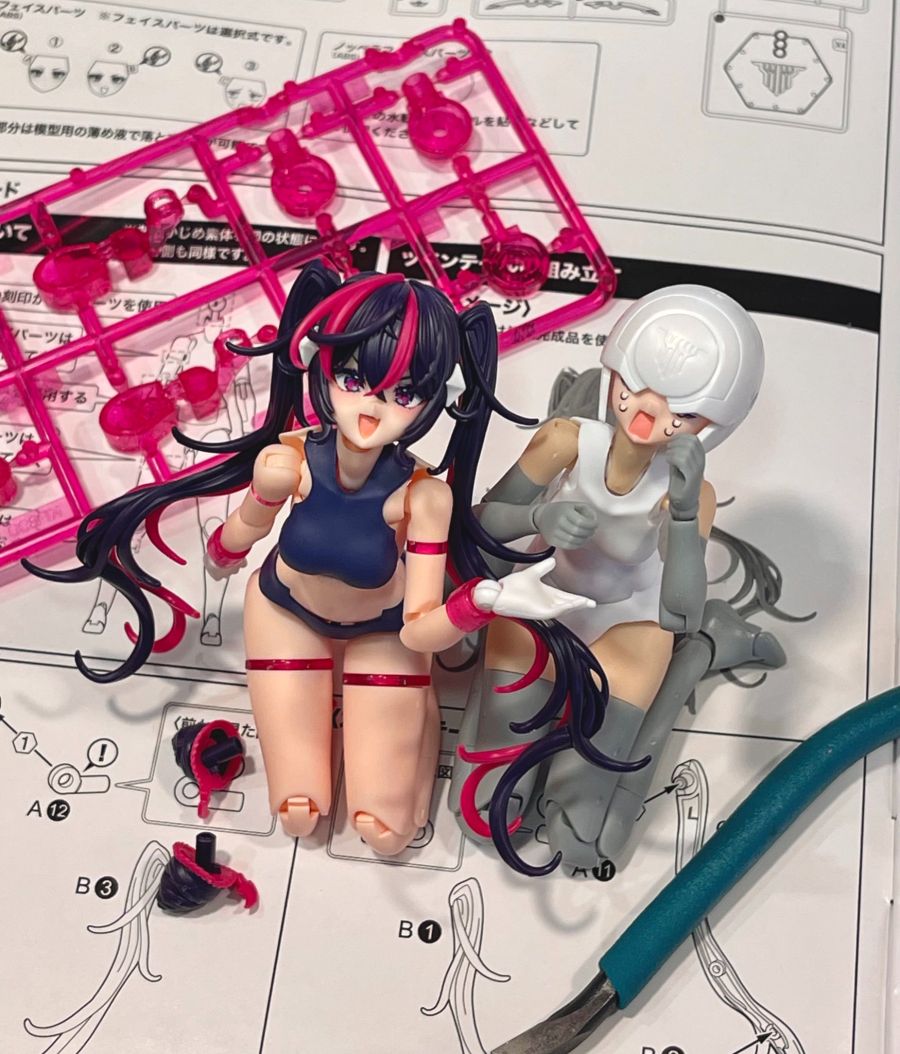 [코토부키야] B1R-M 섀시 키트 스킨 컬러 A / B 조합 사진 (후방 주의)_10.jpg