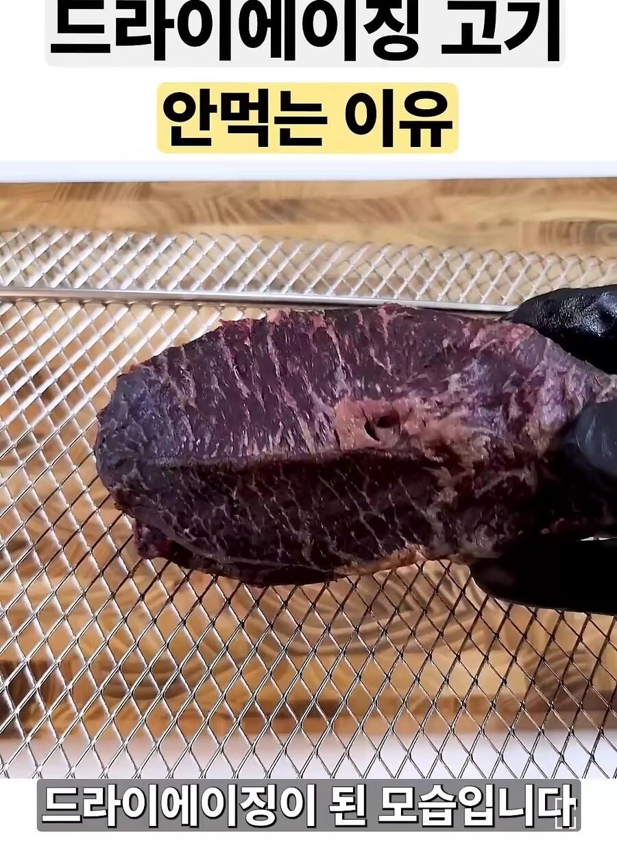 드라이에이징 고기 다시는 안먹는다는 유튜버_2.jpg