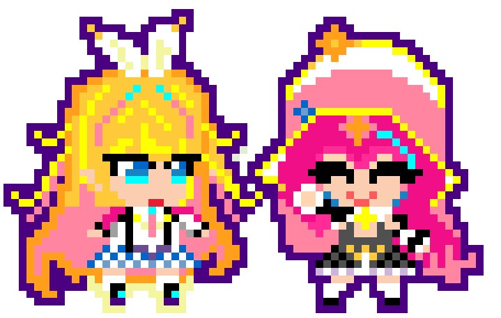 버튜버) 로제타, 리노아 방한기념 도트_2.png