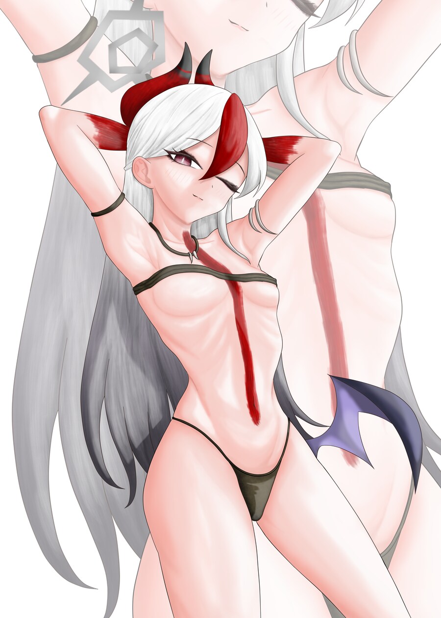 블루아카)바랑 코스프레한 카요코 그림_1.png