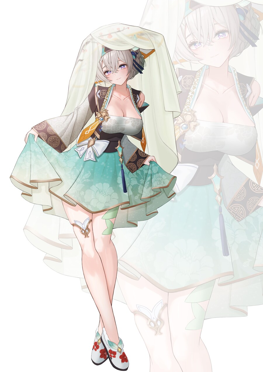 [스타레일] 한복 입은 스텔레 외 3명_1.jpg