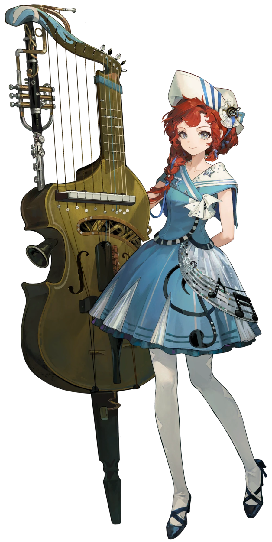 리버스1999] 끈과 머리카락을 함께 묶은 캐릭터들_1.webp