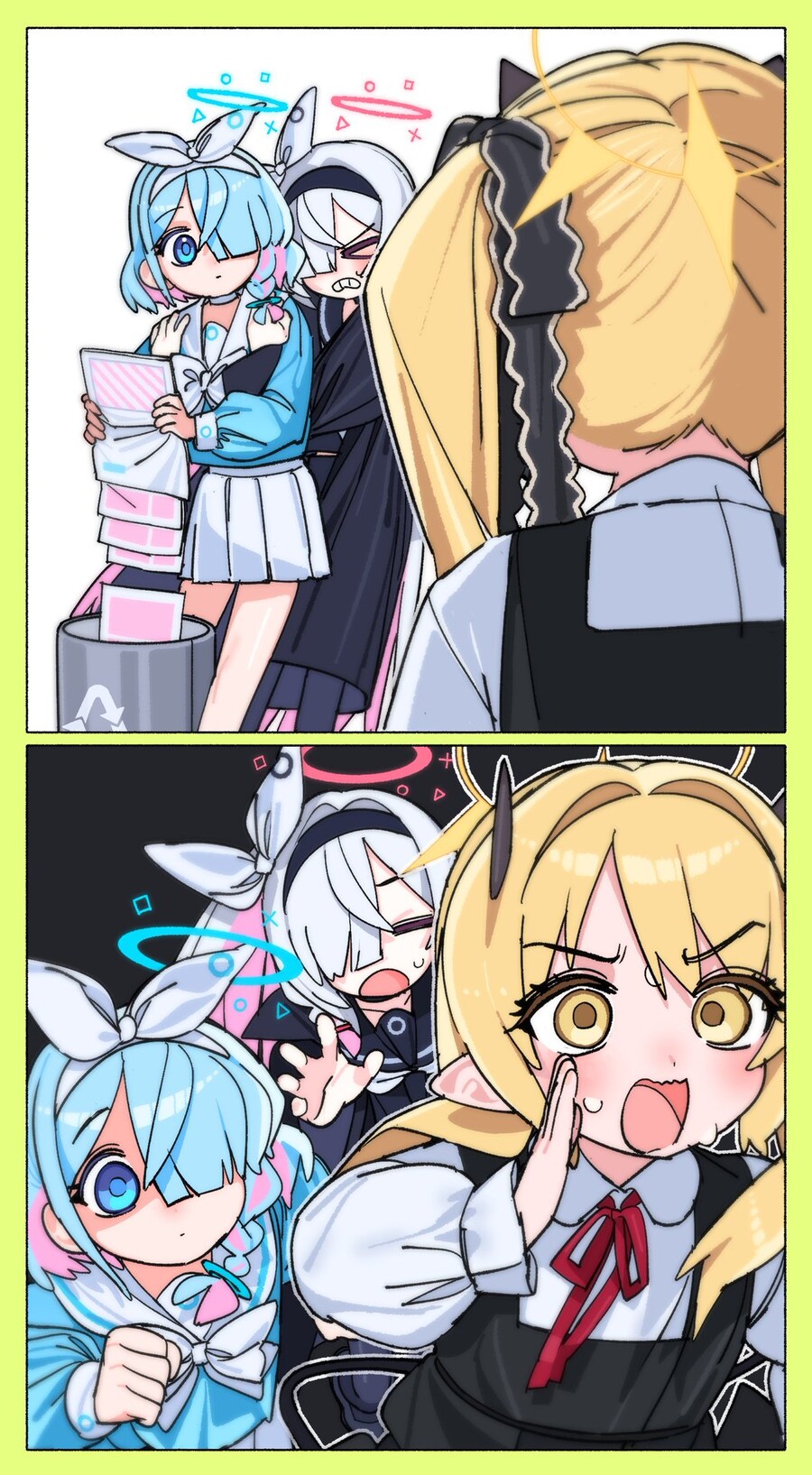 블루아카) 당신이 파란 종이만 받는 이유_1.jpg