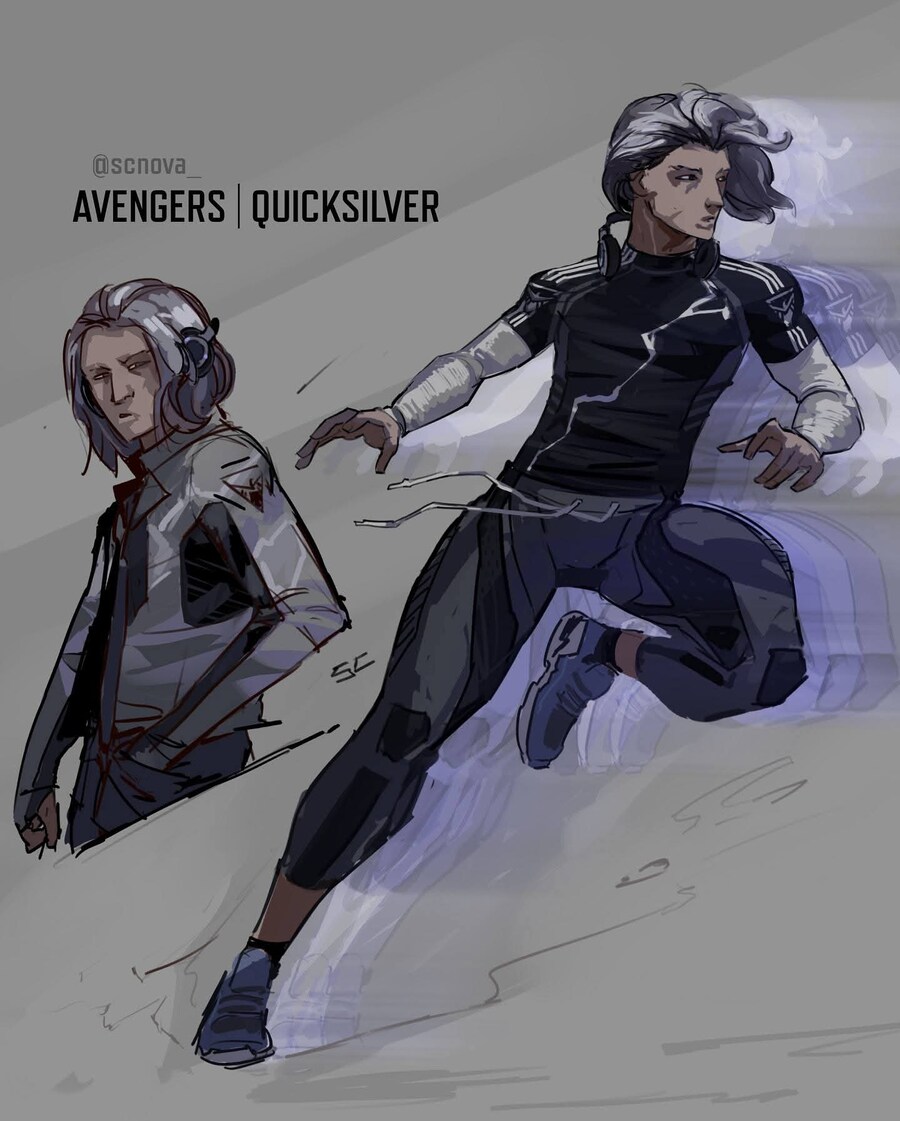 독특한 스타일의 어벤져스 일러스트