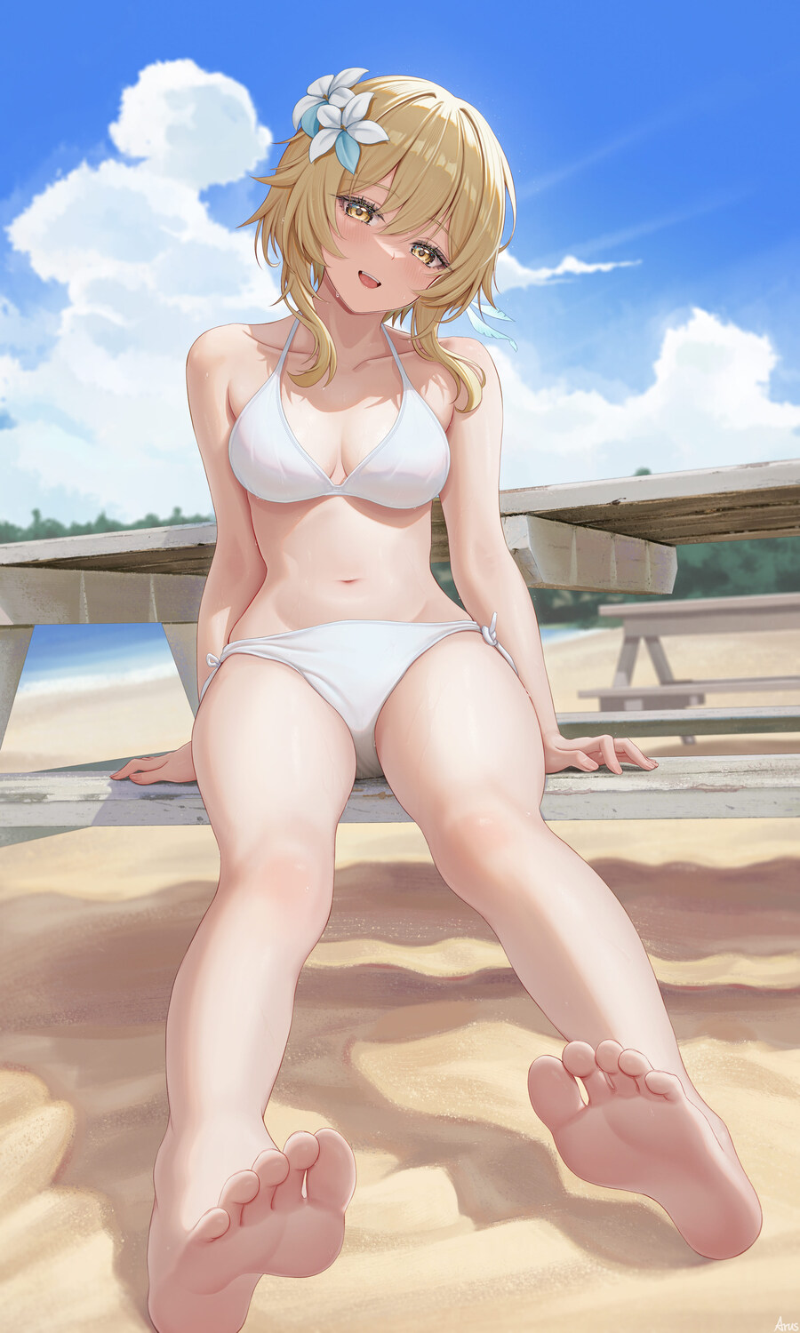 [약후,원신] 흰색 비키니 루미네👣_1.jpg