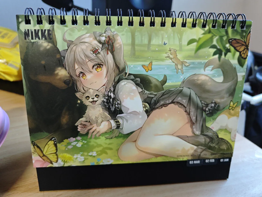 와이프가 찢어버린다던 니케x두찜 달력 그림_3.webp