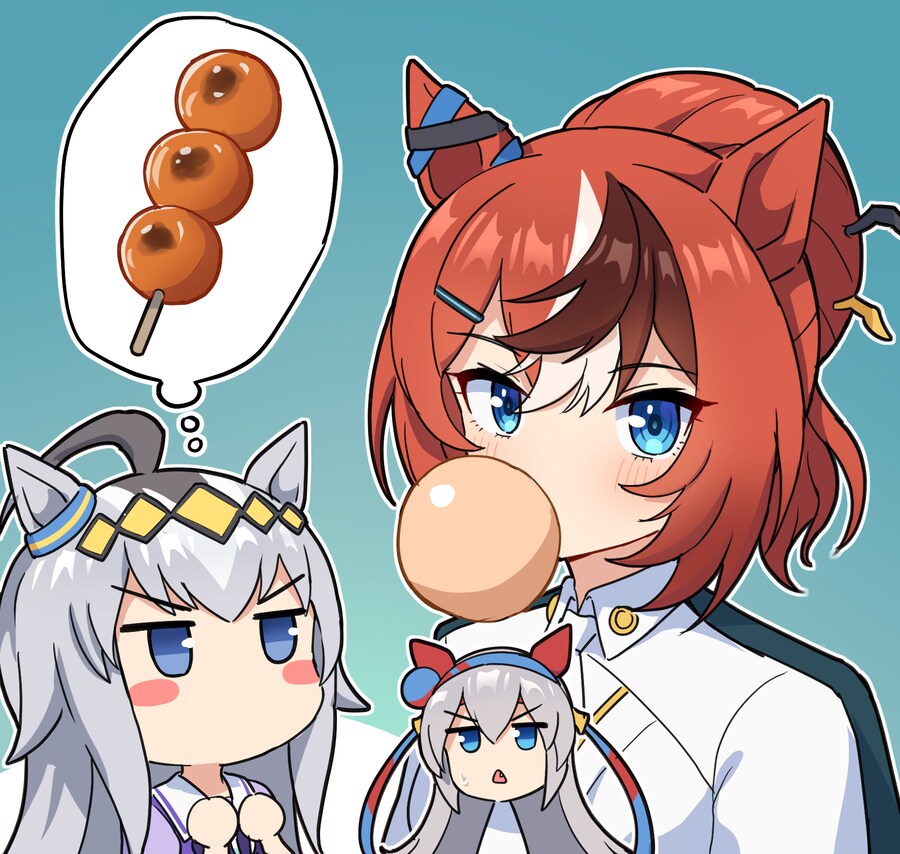 말딸)[그림] 버블의 새 머리스타일과 꼬치당고_1.png