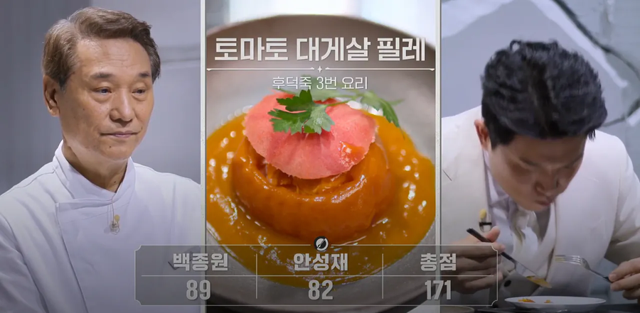 흑백 스포) 안성재 점수로만 보는 11화 음식 순위_11.webp