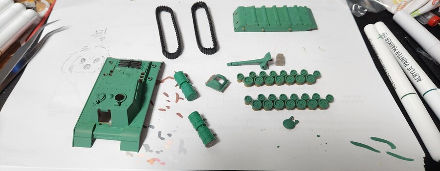 마커펜중에 촉이 브러쉬로 되있는게 있네요_2.jpg