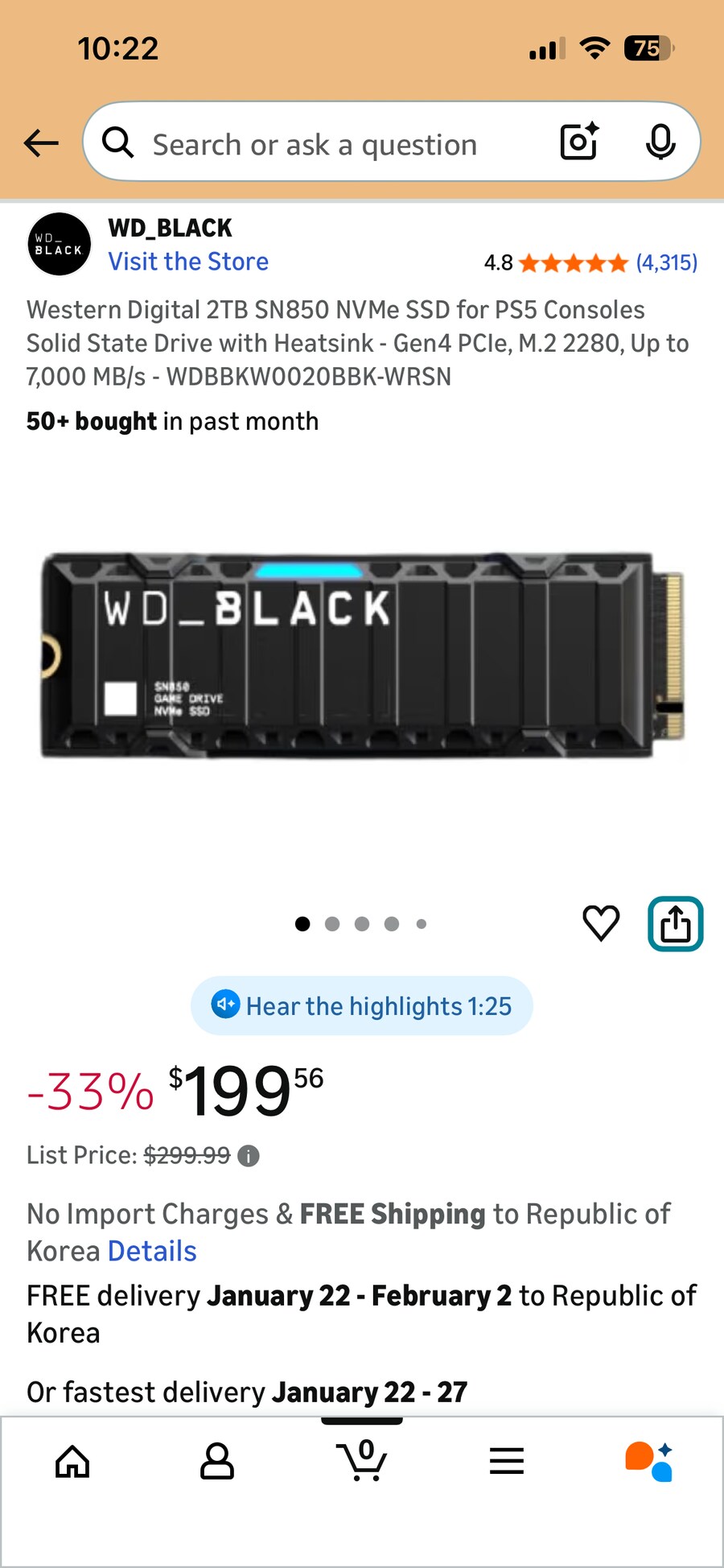 [아마존]SN850 for PS5 2TB (199.56)_1.png