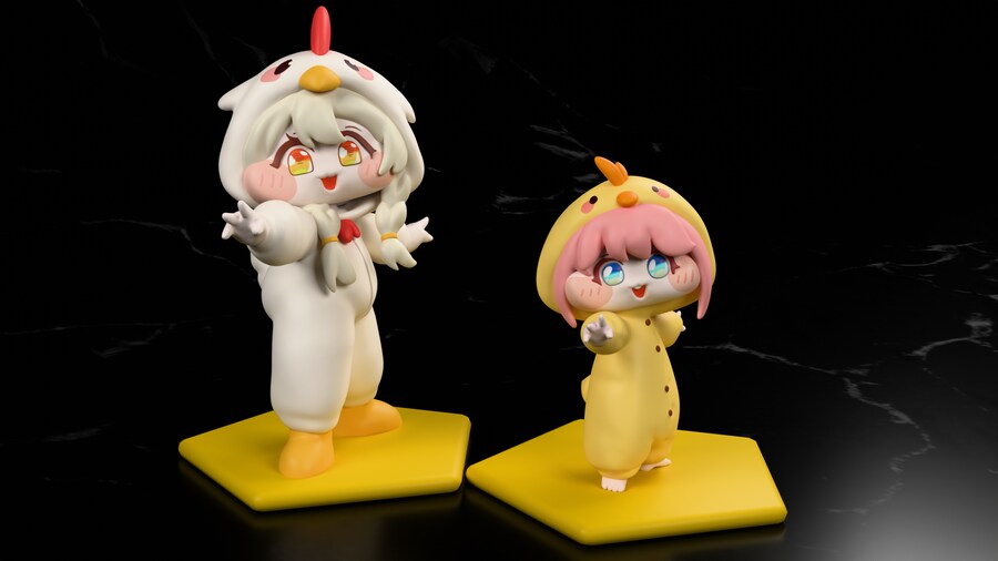 트릭컬) 3d 보는 스피키와 크레페_4.png