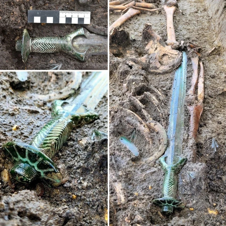 독일에서 발견된 3000년 전 청동검_1.webp