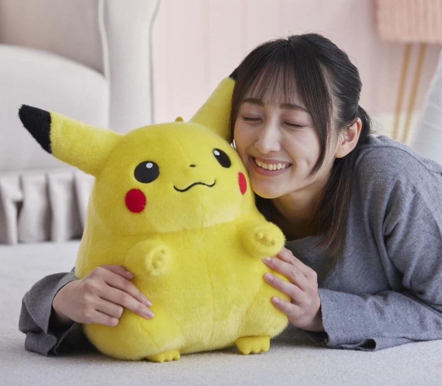 포켓몬 30주년 기념 굿즈 등신대 피카츄 인형 복각 발매_6.webp
